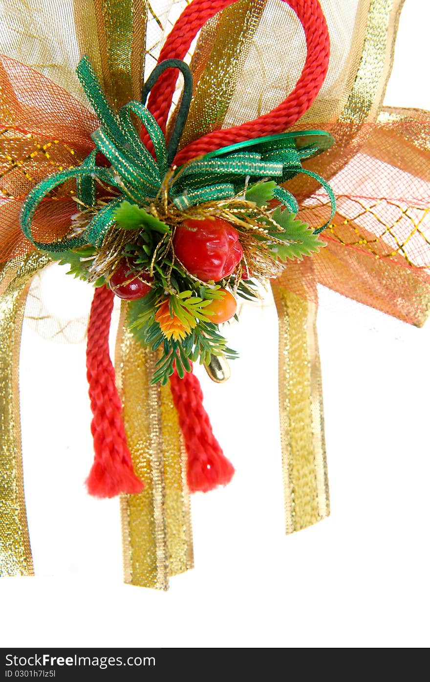 Christmas Decoration on white background