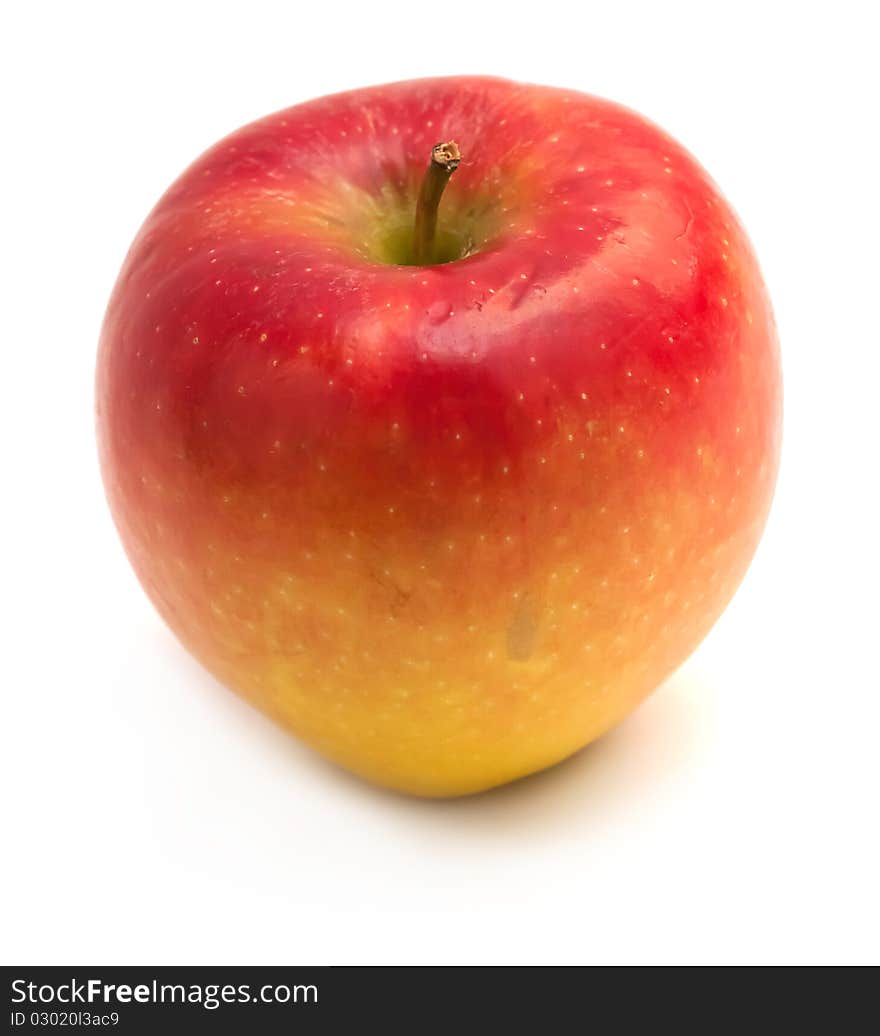 Yellow-red apple