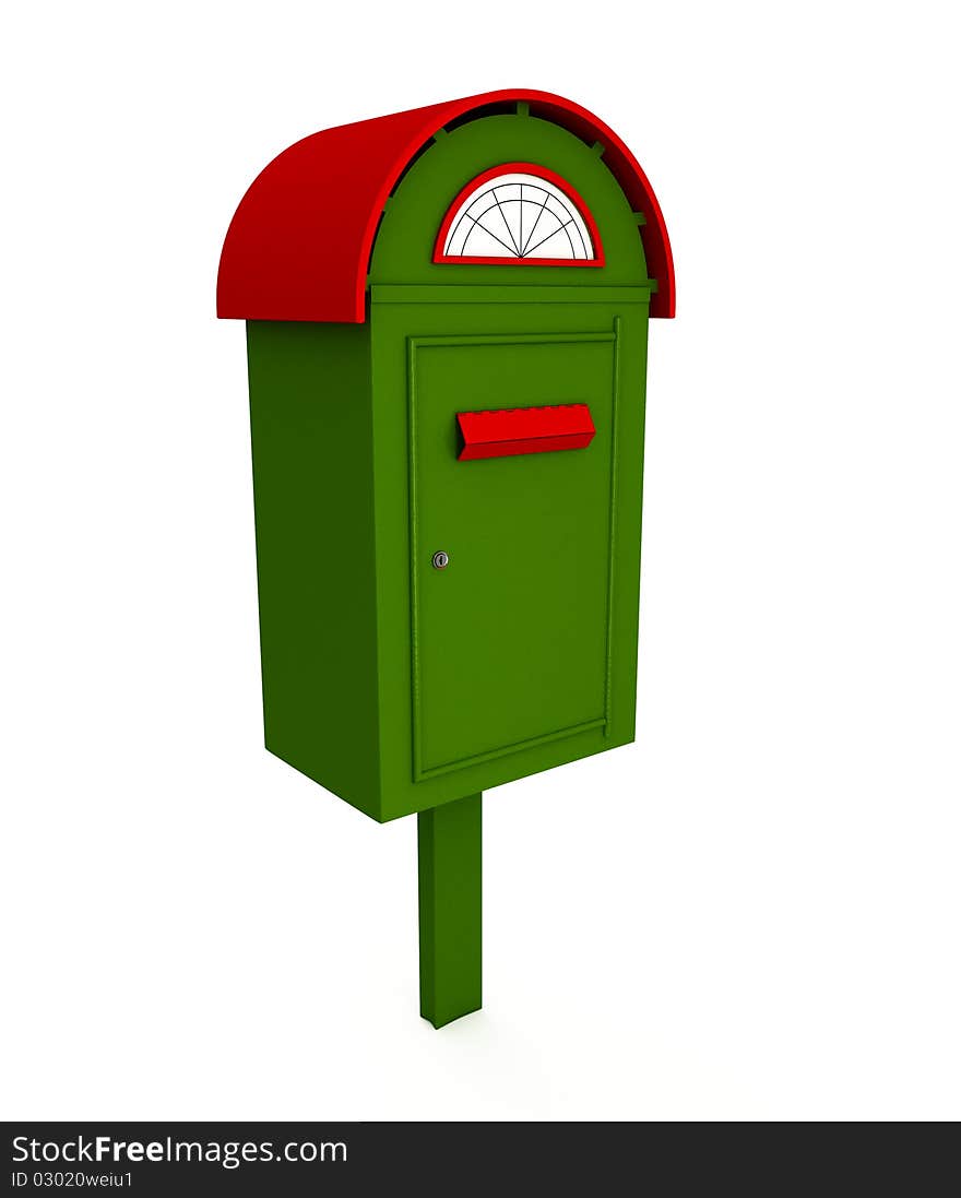 Green mailbox