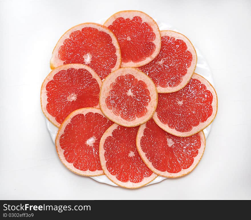 Fresh grapefruit