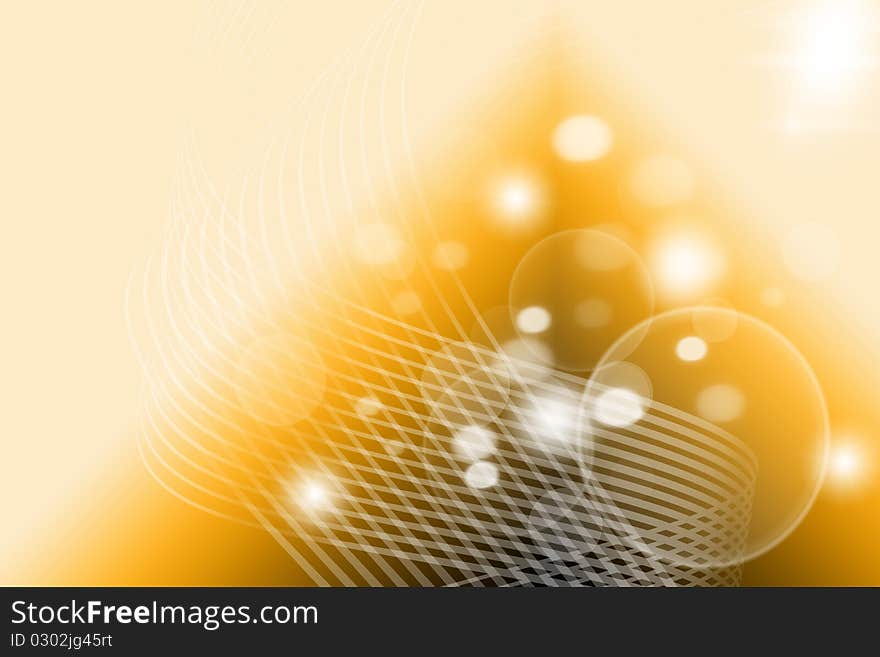 Abstract background with beautiful bubble lights