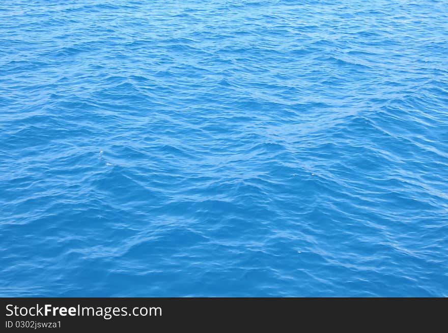 Blue wave background on a sea. Blue wave background on a sea