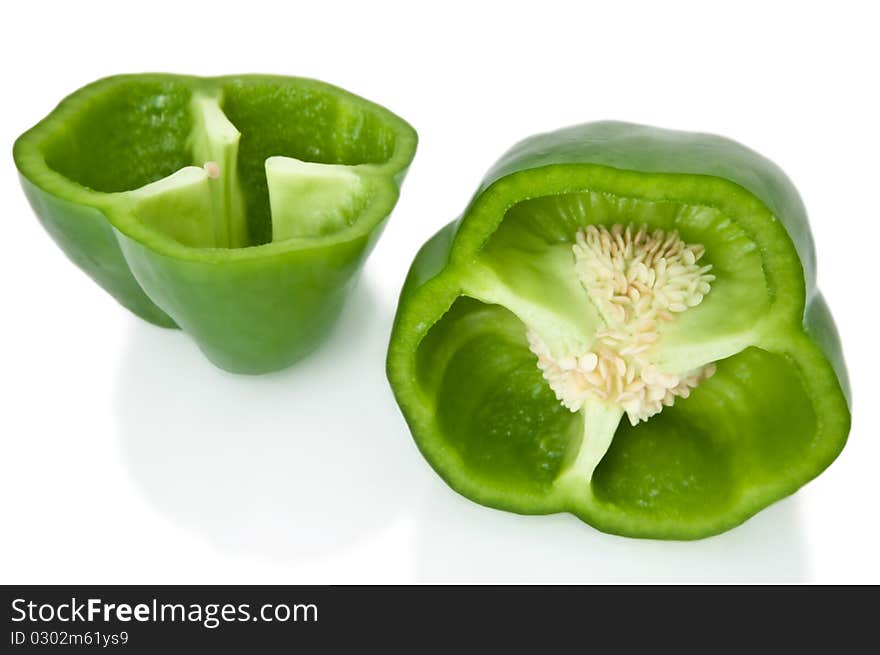 Green Pepper Portions.