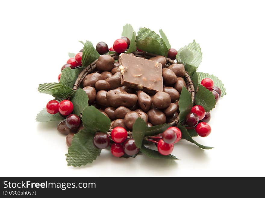 Chocolate in the wreath