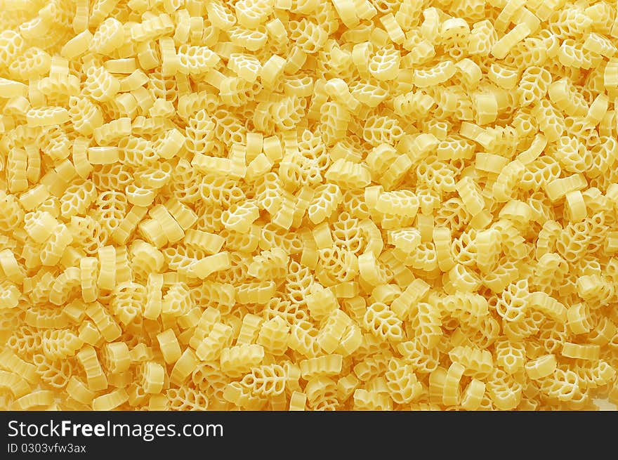 Detail of Macaroni pasta as a background