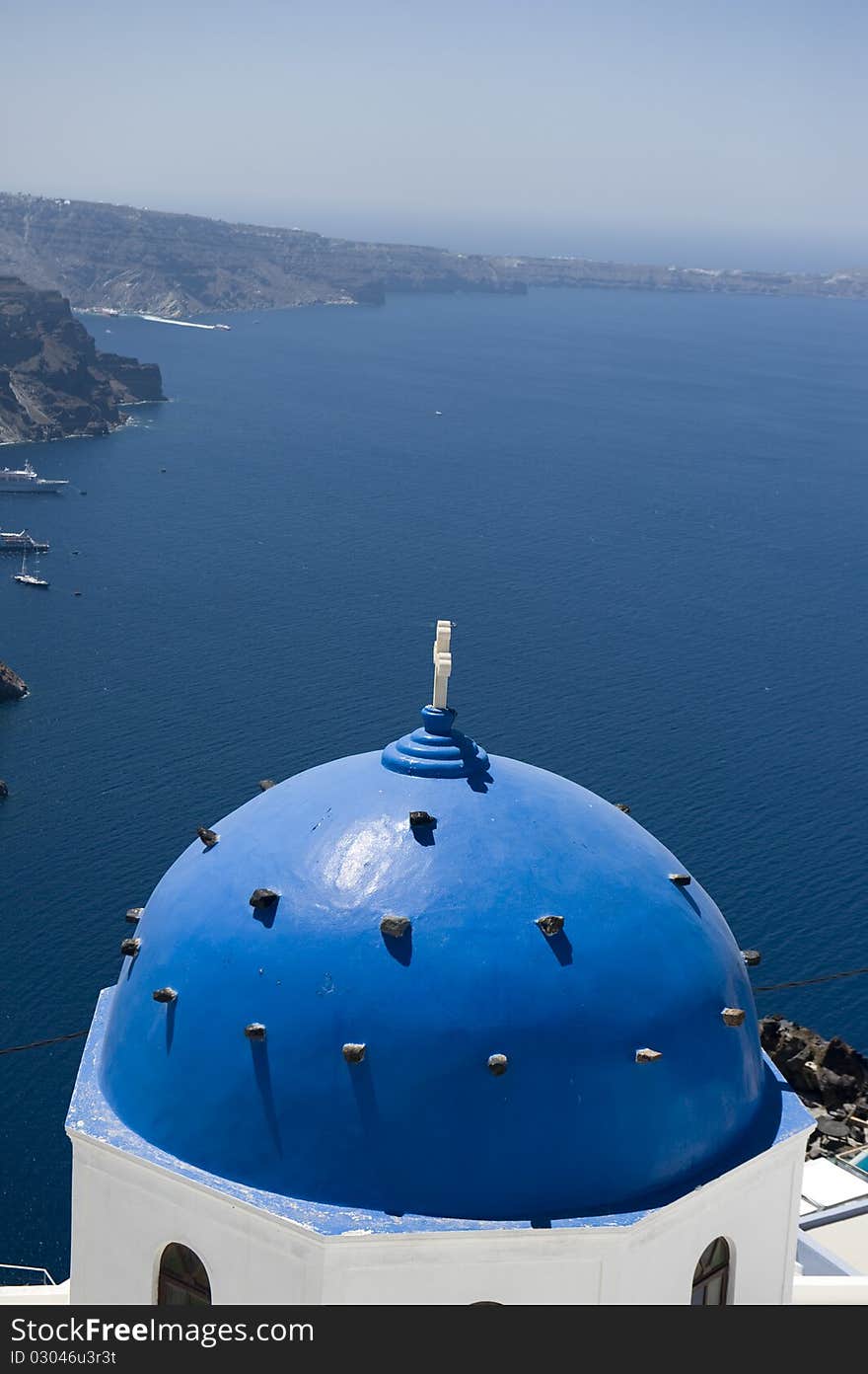 Church bells on Santorini island