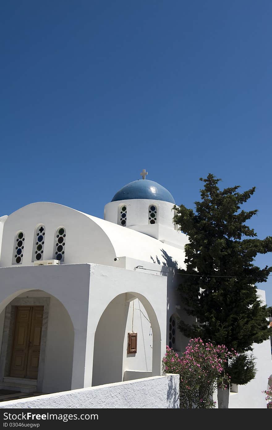 Church bells on Santorini island