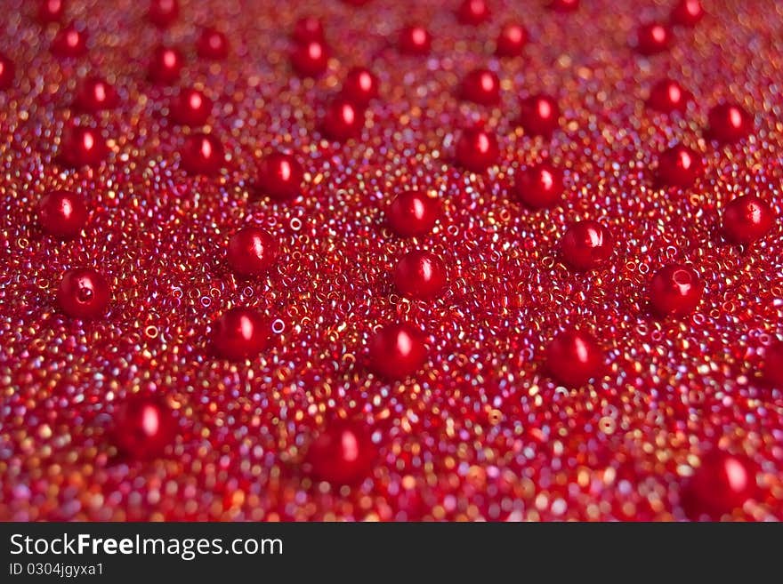 Red beads