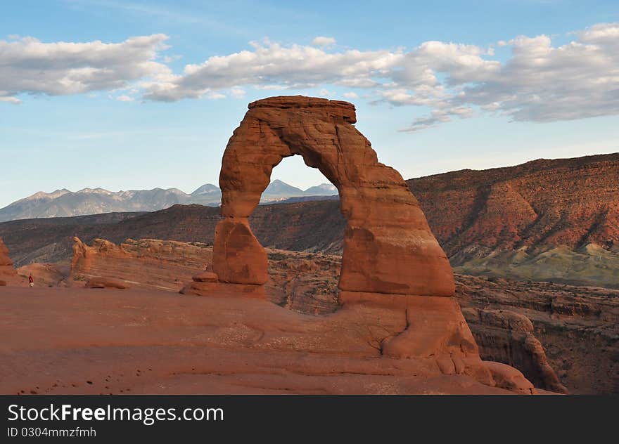 Arches National Park representing the Delicate Arch