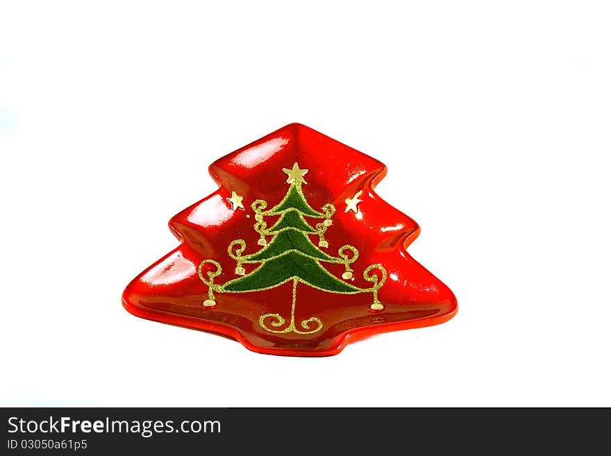 Decorative Christmas Plate