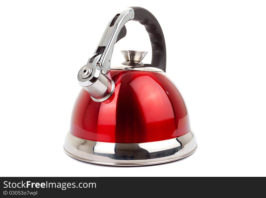 Series Of Images Of Kitchen Ware. Kettle