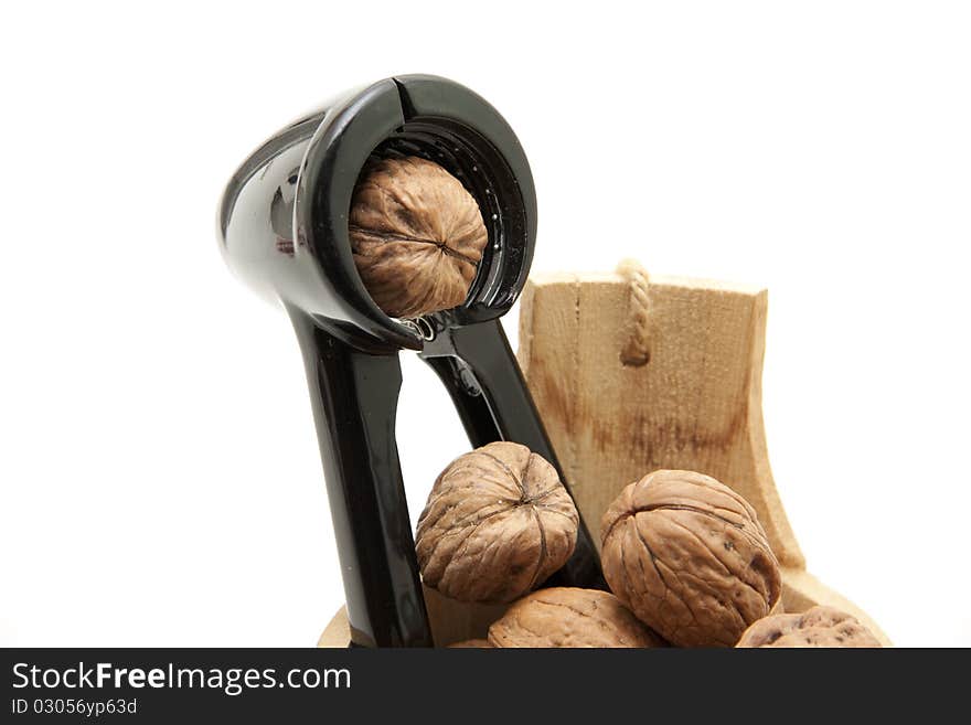 Walnut and nutcrackers