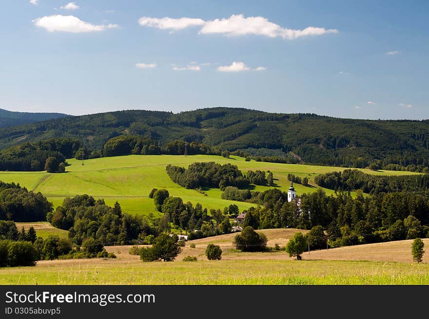 Picture of European countryside during the daytime.