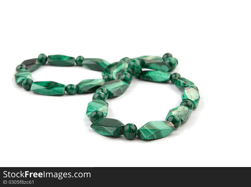 Malachite beads