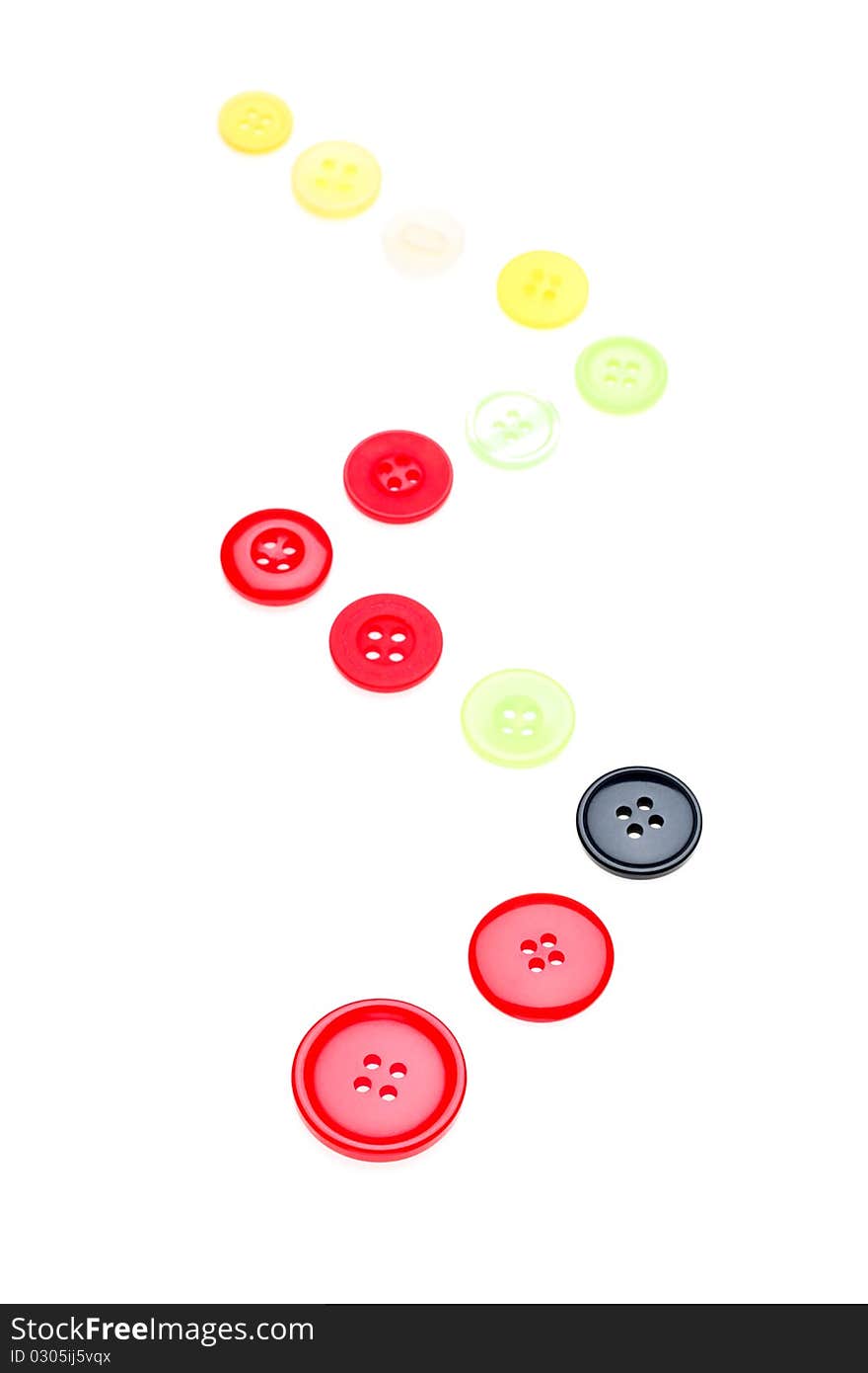 Colorful buttons