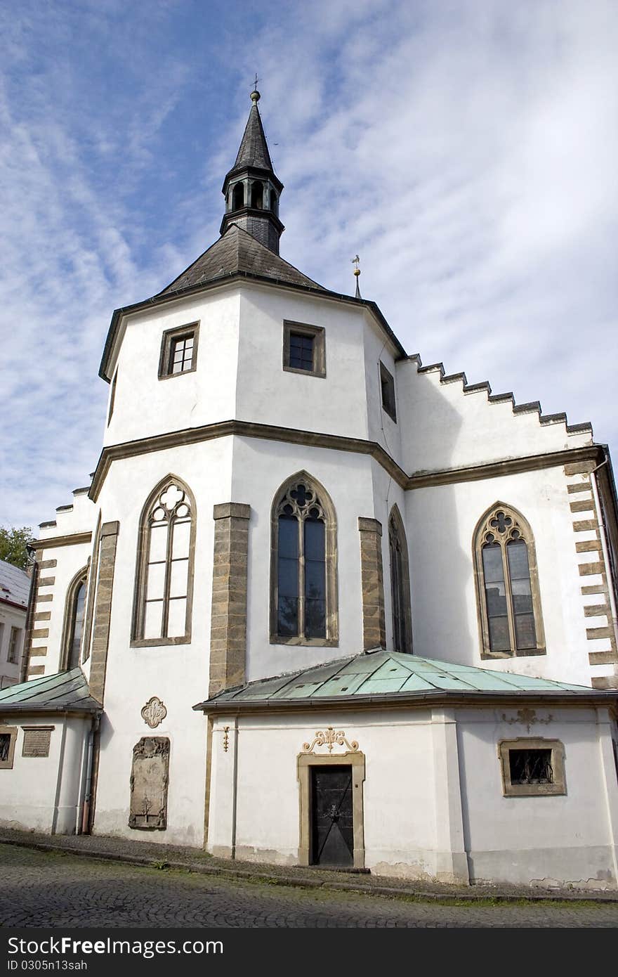 The Church Of The Czech Kamenice.