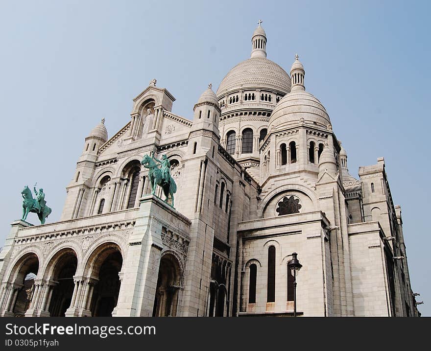 The Basilica of the Sacred Heart of Jesus of Paris. The Basilica of the Sacred Heart of Jesus of Paris