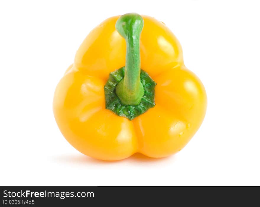 Ripe Raw Yellow Pepper