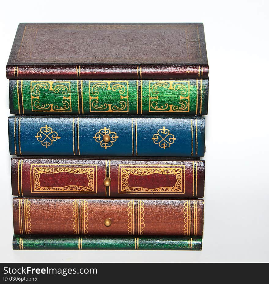 Jewelry Box in the form of stacked books