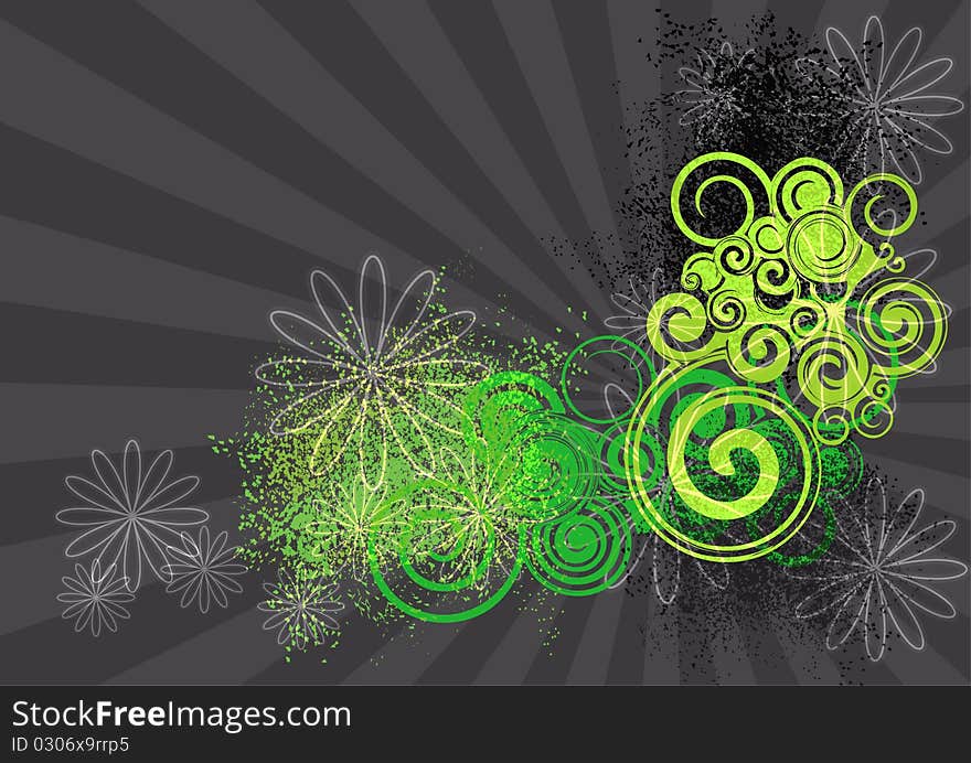 Modern abstract spring background. Modern abstract spring background