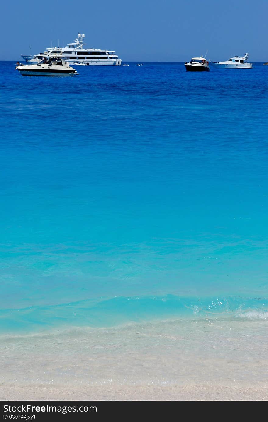 Navagio beach of zakynthos island