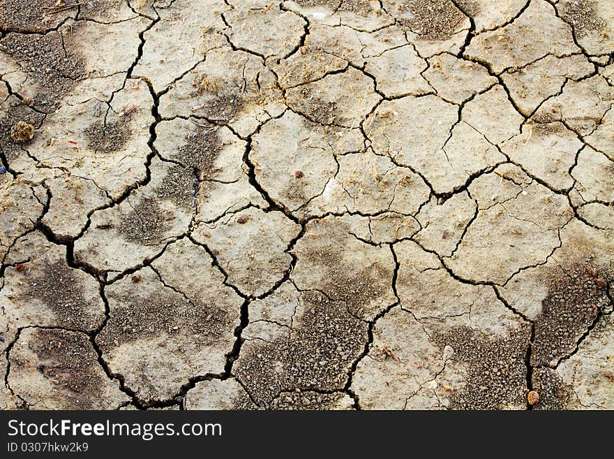 Parched Earth Indicating Drought