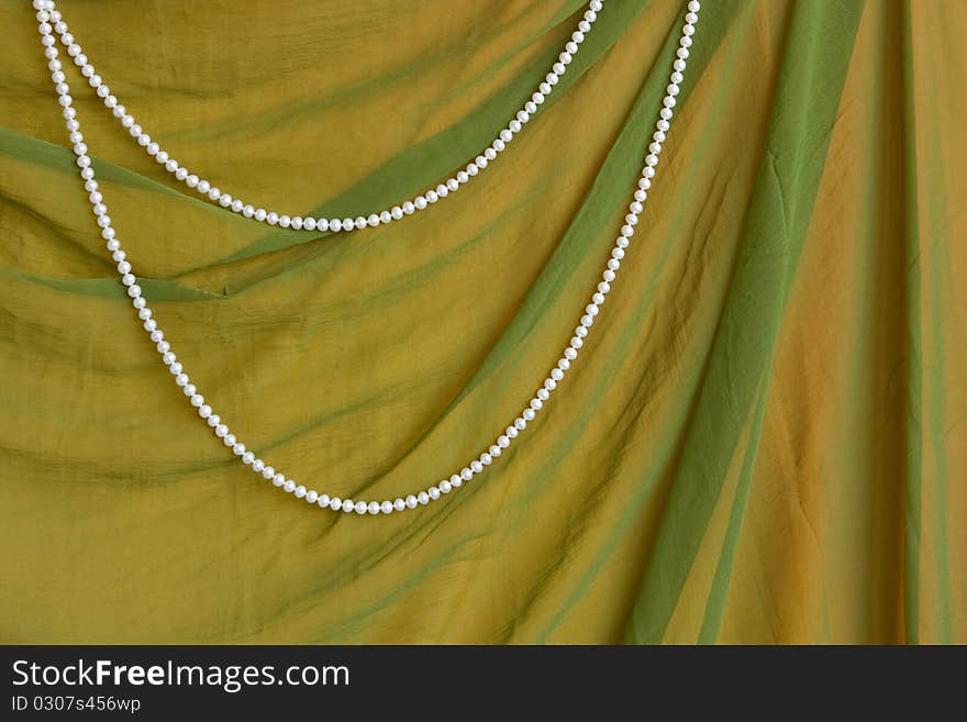 Abstract green satin background, usesful as background