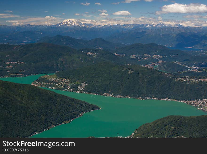 View from Monte Generoso