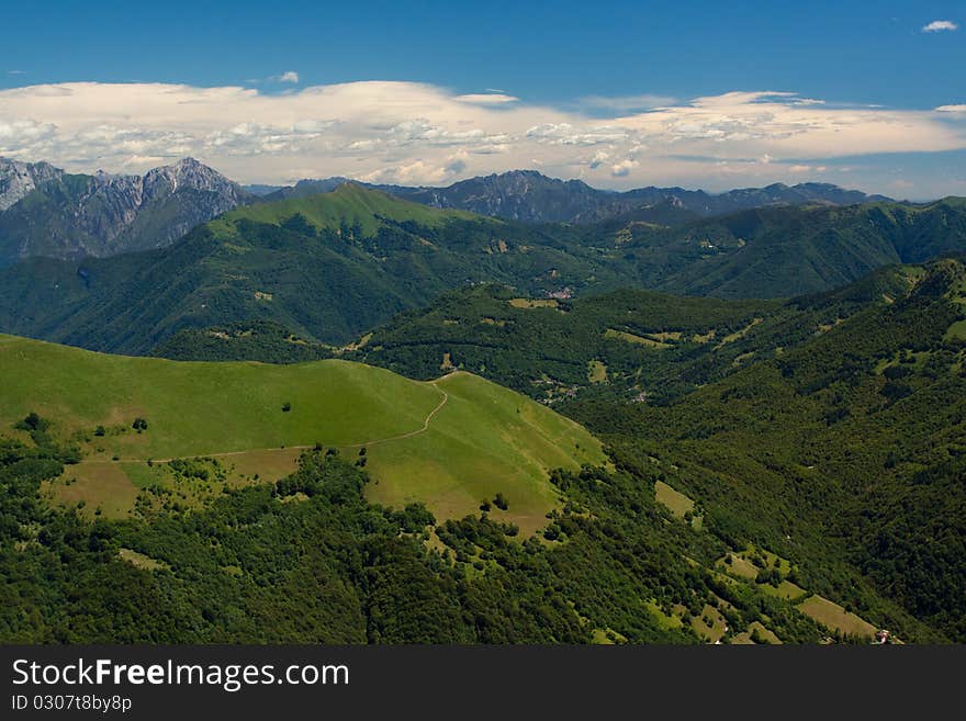 View from Monte Generoso