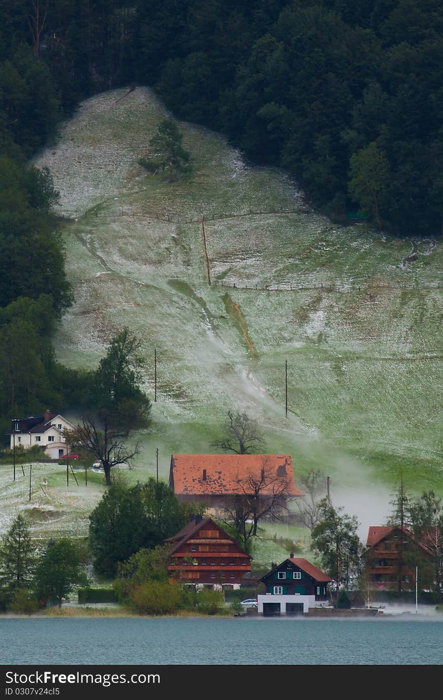 Country side view in Switzerland