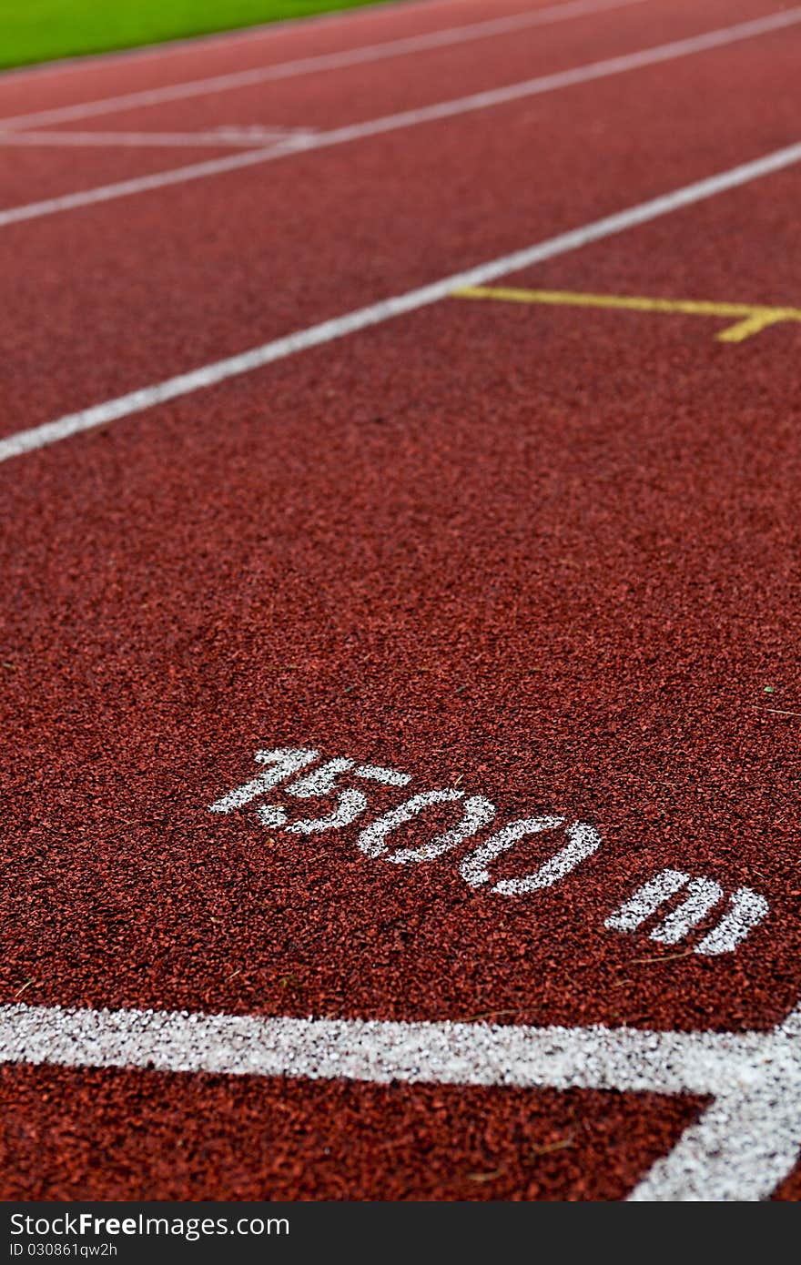 Athletics Track Lane Numbers