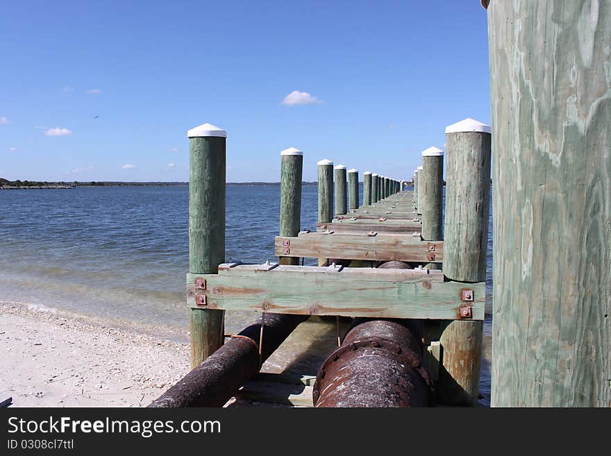 An effluent outfall discharges to the St. Johns River near Mayport Village at Jacksonville, Florida. An effluent outfall discharges to the St. Johns River near Mayport Village at Jacksonville, Florida