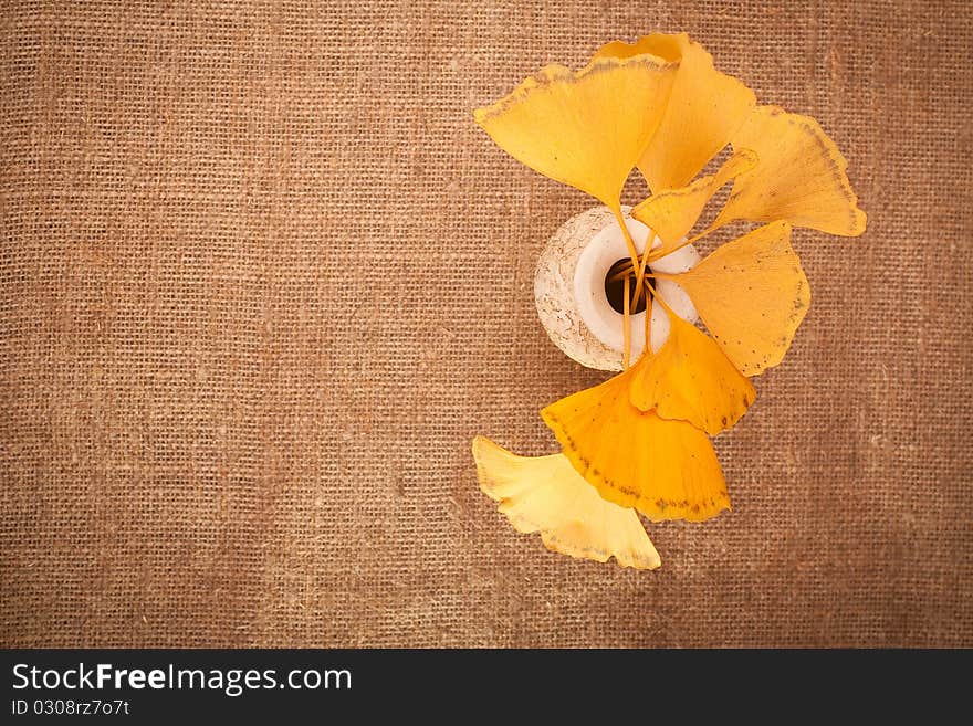 Jug With Leaves