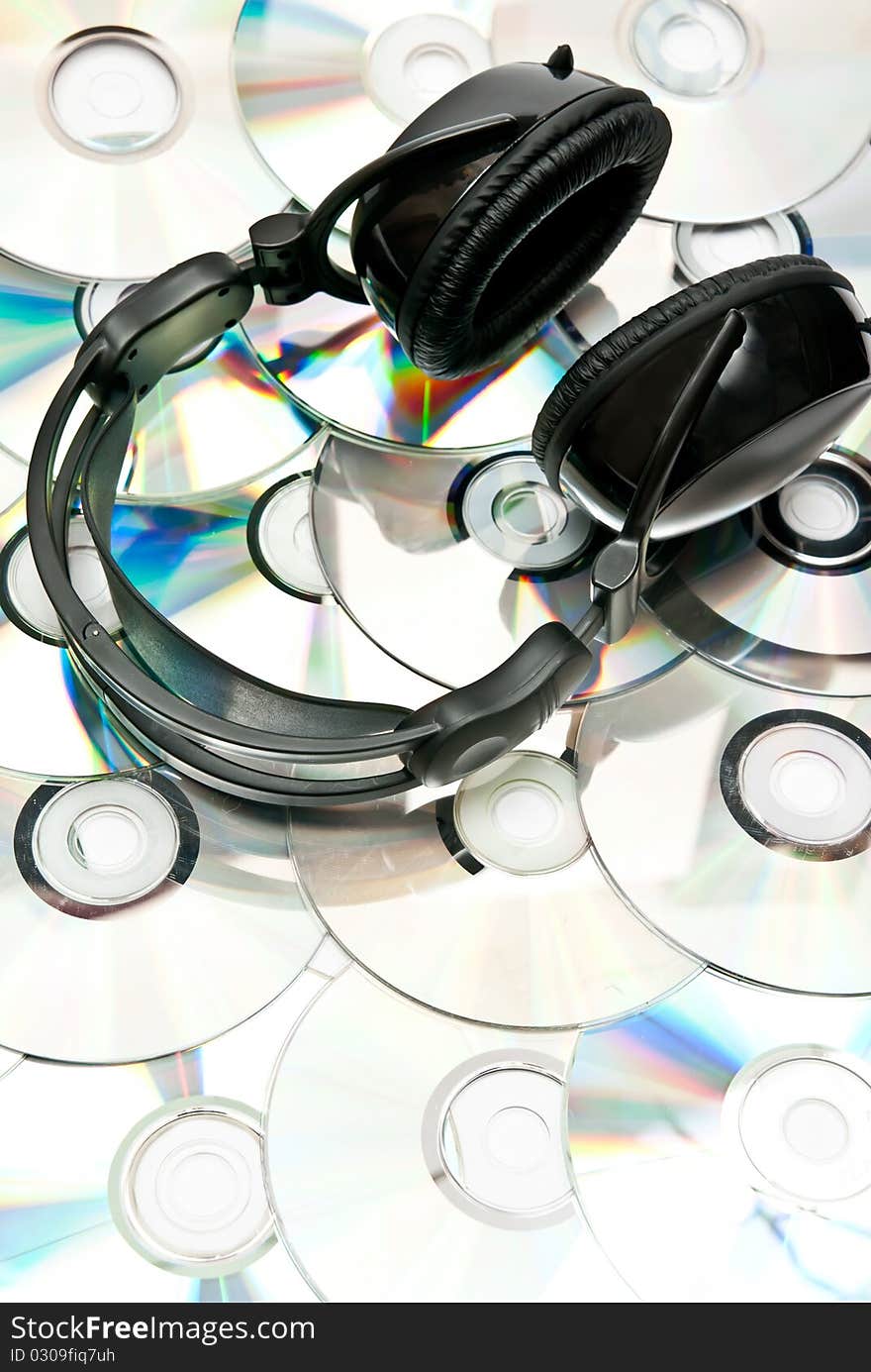 DVD Background And Headphones