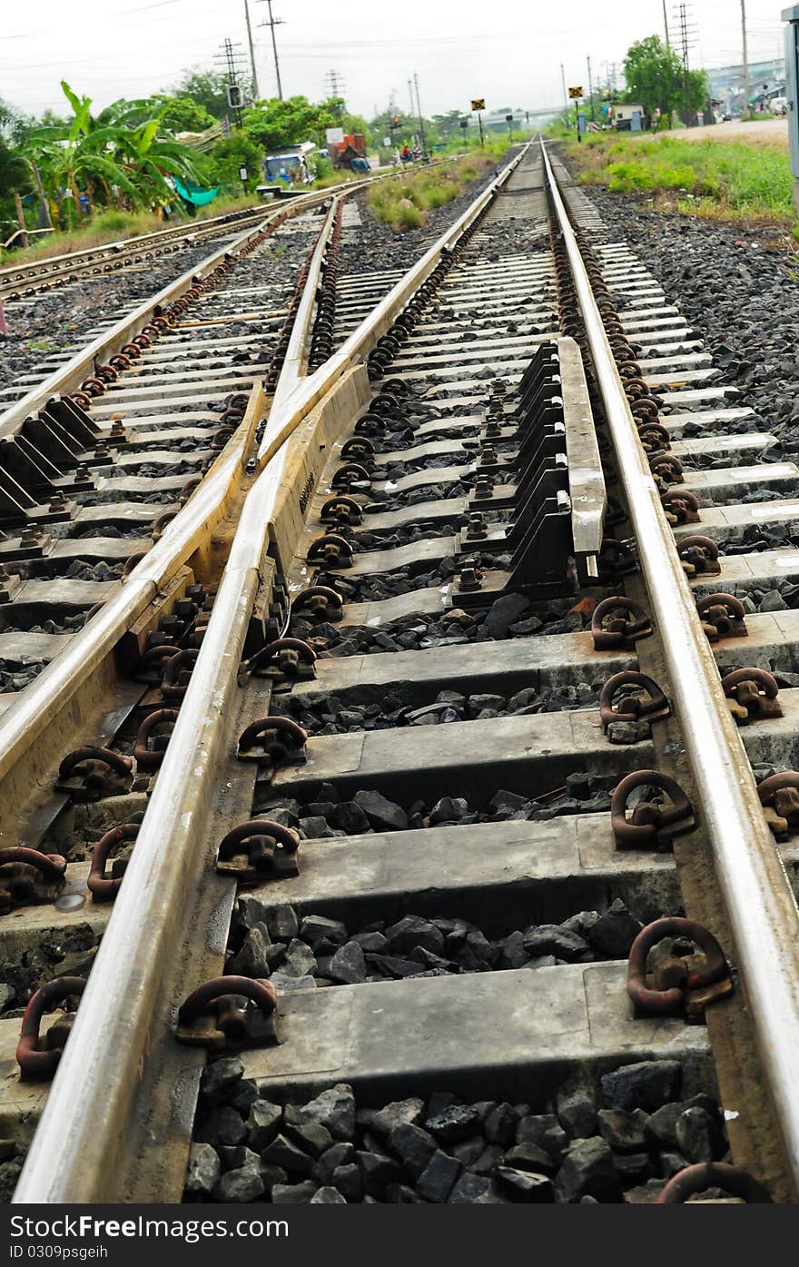 Image of railway in thailand