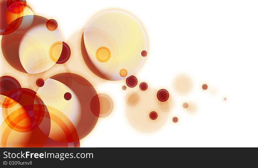 Abstract circles background