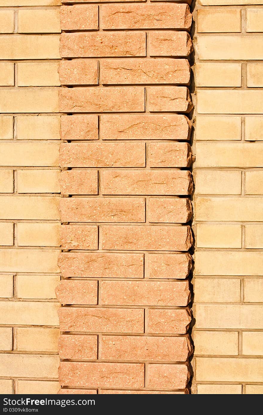 New brick two color wall texture. New brick two color wall texture