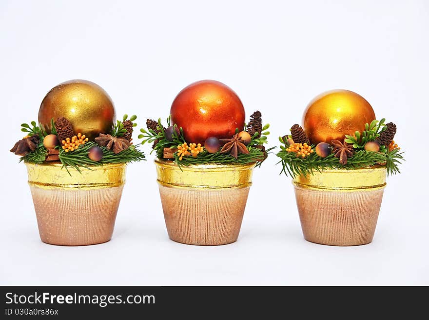 Christmas Table decoration - modern and well colored