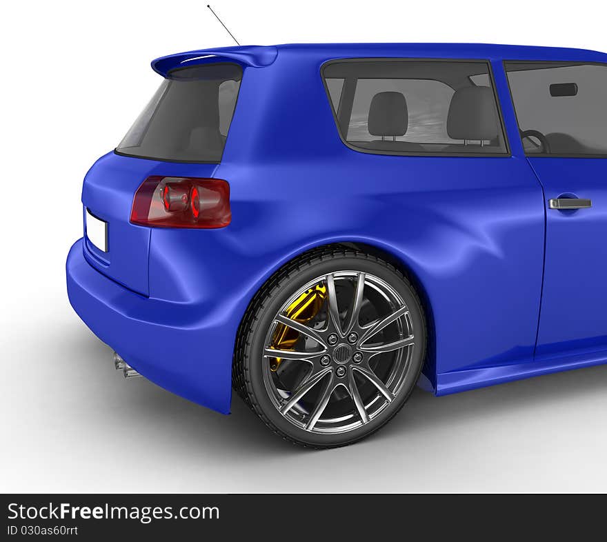 Sports car - 3d render. No trademark issues as the car is my own design.