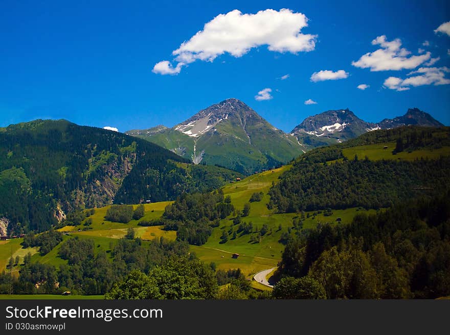 Scenery in Switzerland