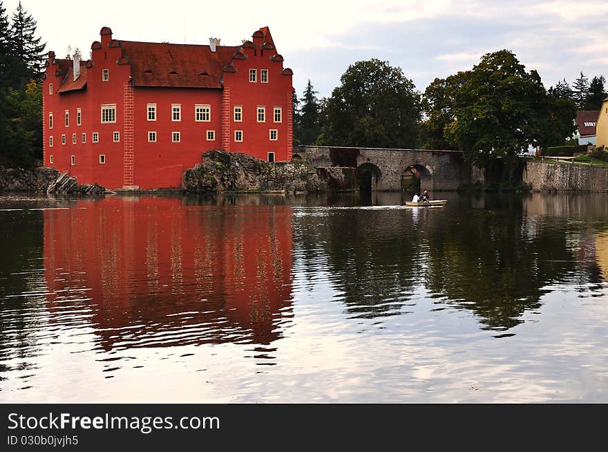 Romantic Red Chateau in the Czech Republic