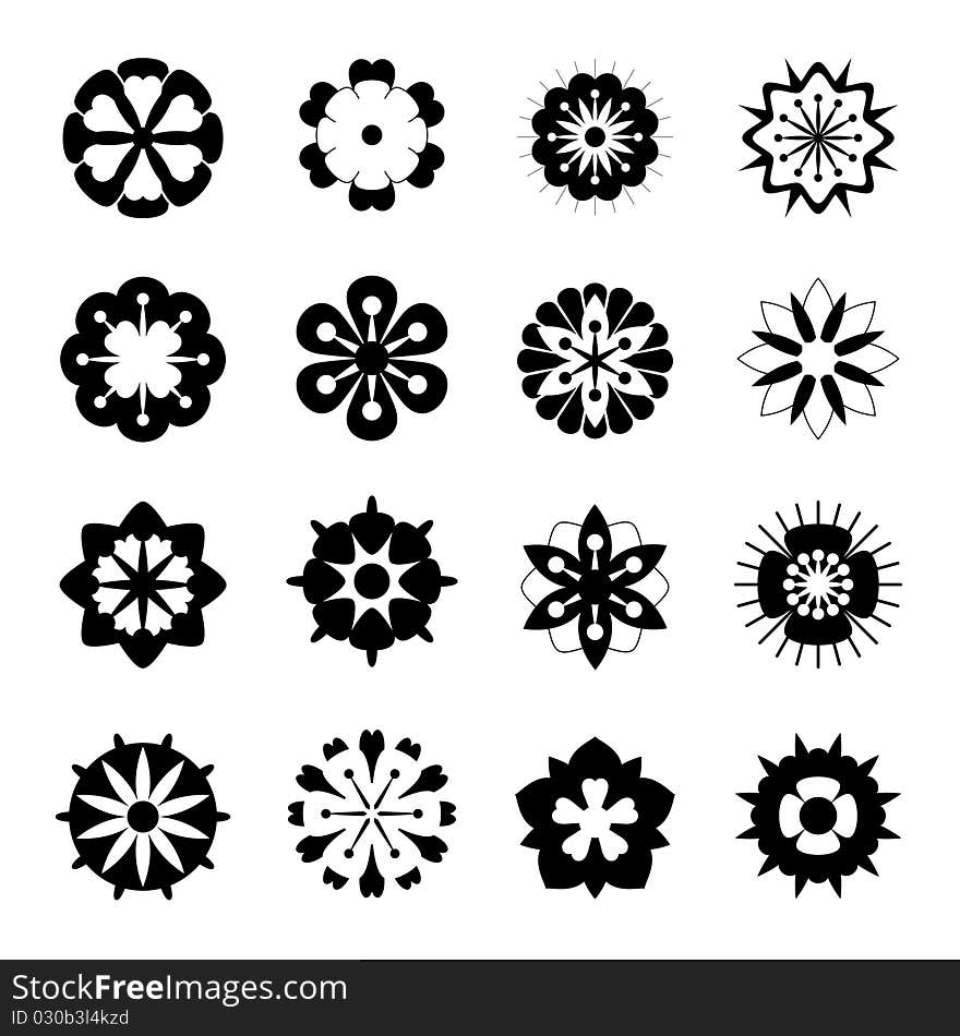 Floral icons