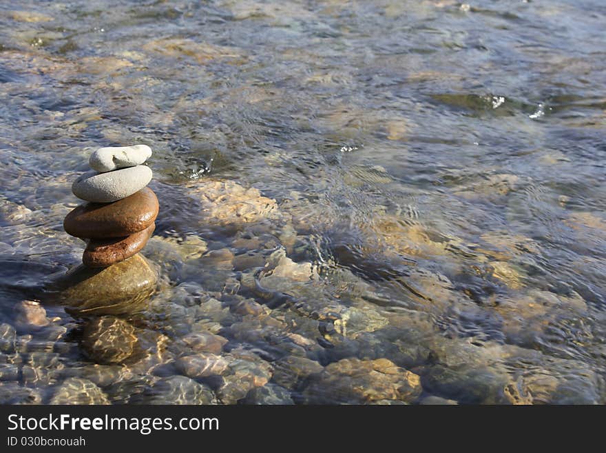 River pebbles