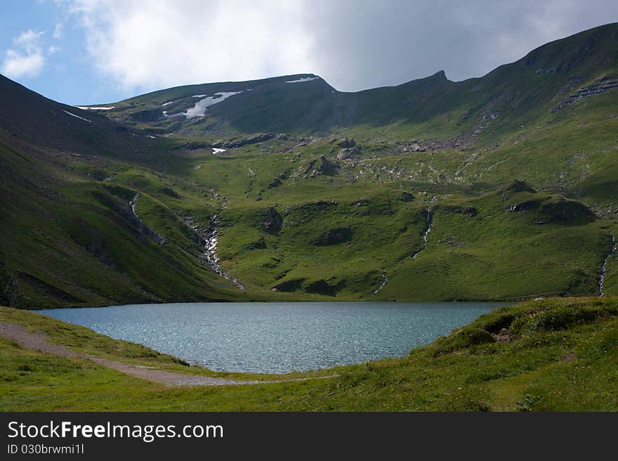 View fom the FIRST mountain in Switzerland