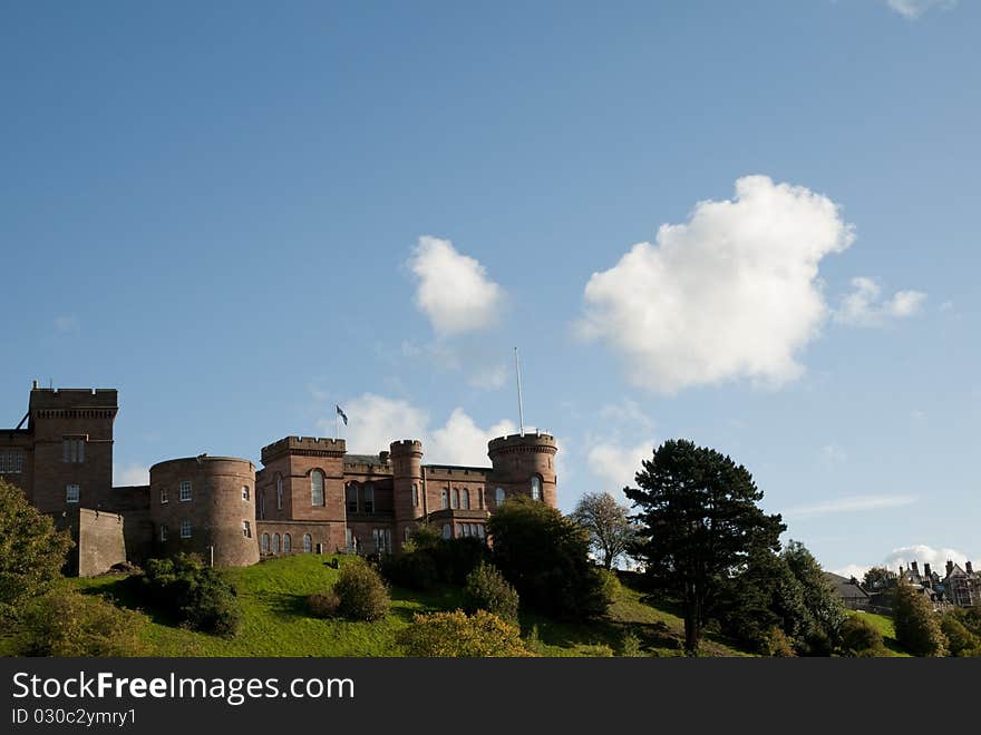 Castle and grounds Inverness, Scotland. Castle and grounds Inverness, Scotland