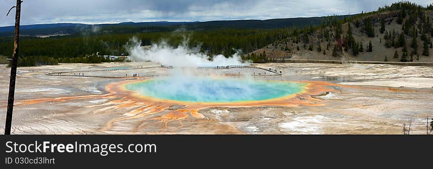 Grand Prismatic at Yellowstone