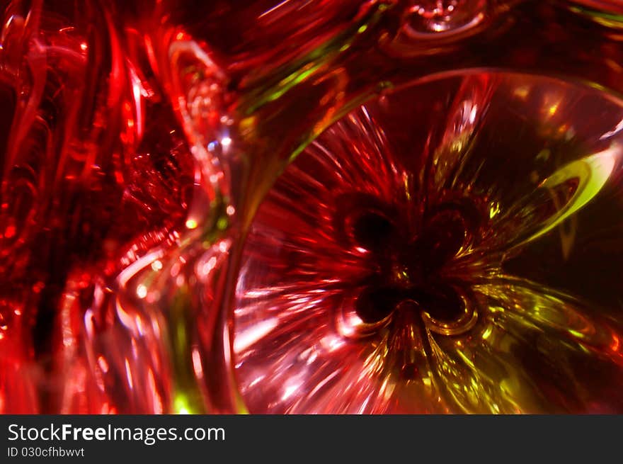 Abstract shiny red glass background. Abstract shiny red glass background