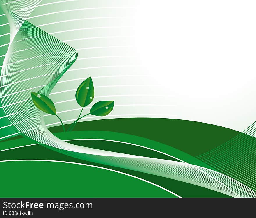 Abstract Green Background