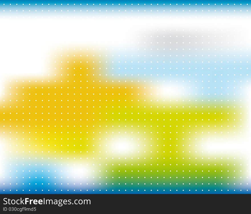 Abstract background blur with spots