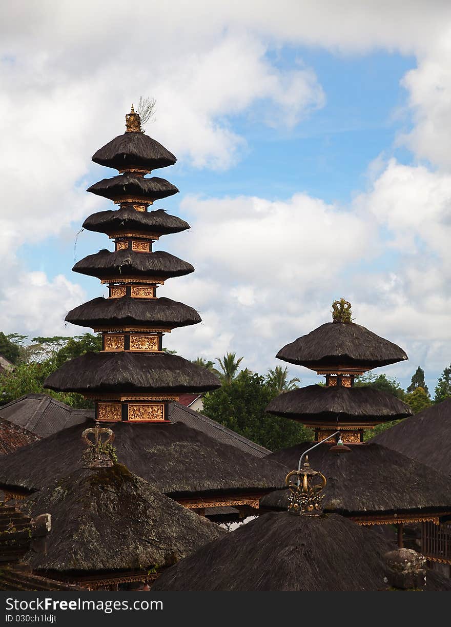 Mother Temple of Besakih. Largest hindu temple of Bali